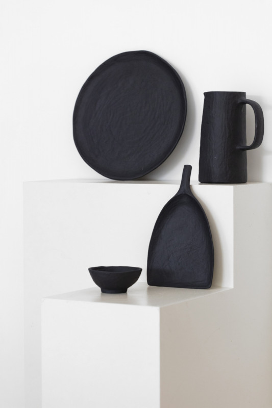 Bol Noir brut porcelaine culinaire Ø 18 cm Yli Revol