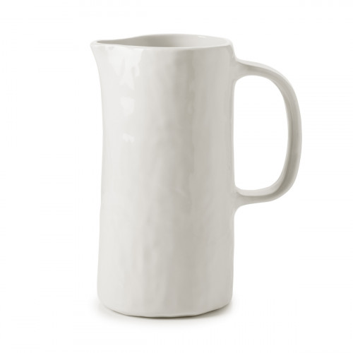 Pichet Blanc albâtre porcelaine culinaire 84 cl Yli Revol