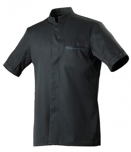 Veste homme manches courtes noir T3 Dunes Robur