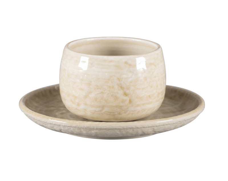 Tasse à café rond porcelaine vitrifiée 30 cl Ø 9 cm Krush Rak