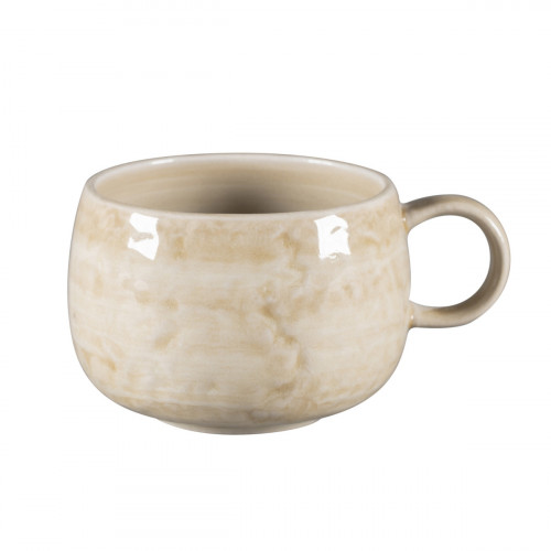 Tasse à café rond vanilla porcelaine vitrifiée 30 cl Ø 9 cm Krush Rak