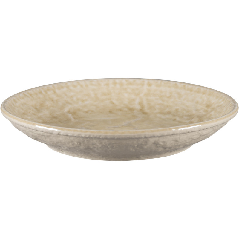 Assiette coupe creuse rond vanilla porcelaine vitrifiée Ø 26,1 cm Krush Rak