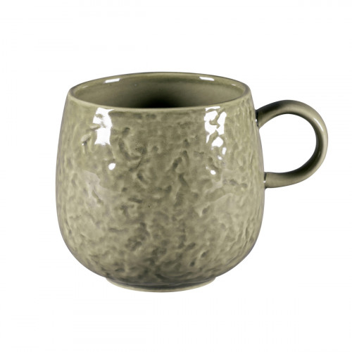 Mug rond steel porcelaine vitrifiée 33 cl Ø 9 cm Krush Rak