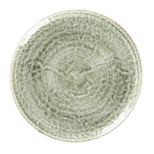 Assiette plate coupe rond Sage porcelaine vitrifiée Ø 20,9 cm Krush Rak