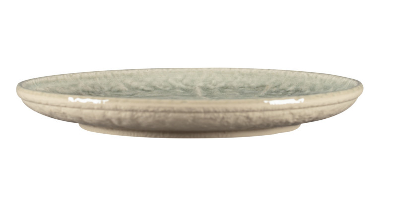 Assiette plate coupe rond porcelaine vitrifiée Ø 24 cm Krush Rak
