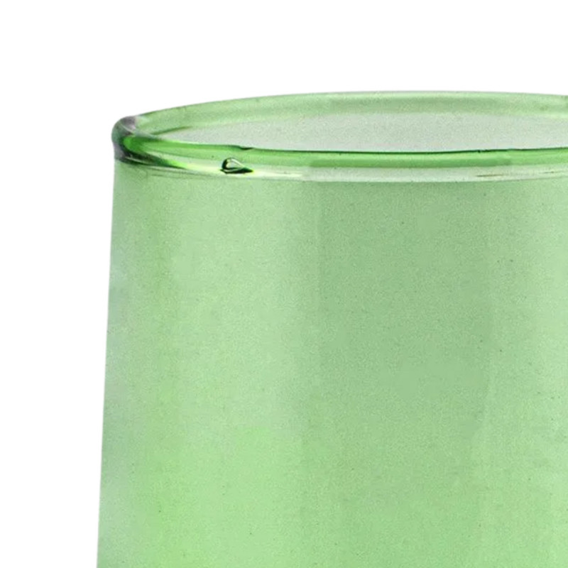 Gobelet forme basse vert verre recyclé 25 cl Lily Pro.mundi