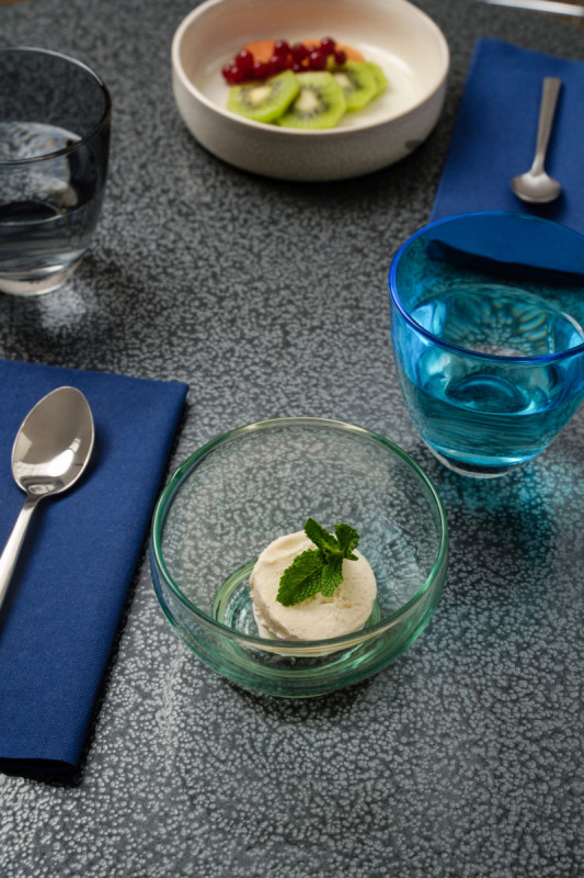 Coupe à dessert transparent verre recyclé Ø 11 cm Lily Pro.mundi