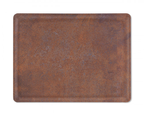 Plateau bois rouille 37x28 cm Slim Platex