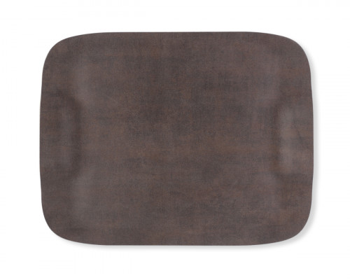 Plateau bois roc brun 41x29 cm Papillon Platex