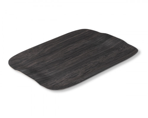 Plateau bois Cèdre foncé 46x36 cm Papillon Platex