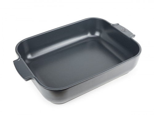 Plat à four rectangulaire ardoise porcelaine 32x21,7 cm Céramique Peugeot Saveurs