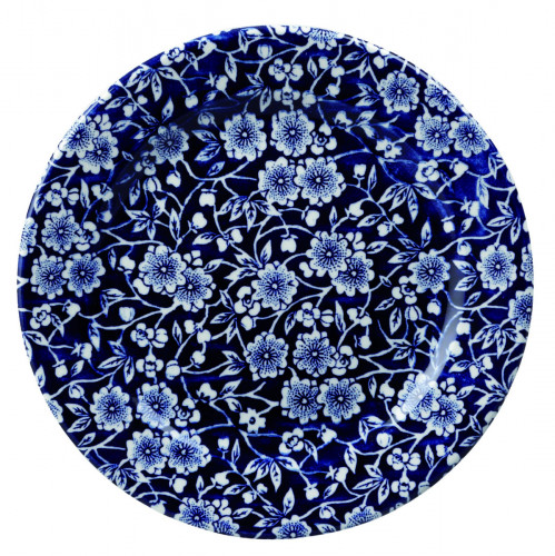 Assiette plate rond Victorian Calico Bleu Willow porcelaine vitrifiée Ø 27,6 cm Vintage Prints Victorian Willow Churchill