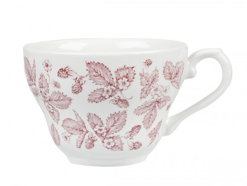 Tasse avec anses rond Georgian Cranberry Bramble porcelaine vitrifiée 19,8 cl Ø 9 cm Vintage Prints Cramberry Bramble Churchill