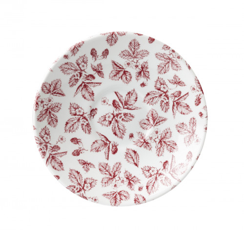Sous tasse rond Georgian Cranberry Bramble porcelaine vitrifiée Ø 14,1 cm Vintage Prints Cramberry Bramble Churchill