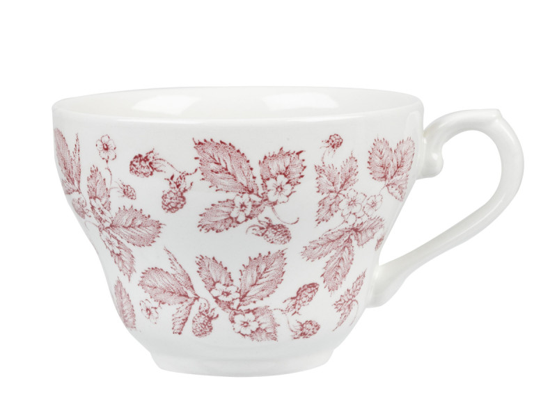 Sous tasse rond Georgian Cranberry Bramble porcelaine vitrifiée Ø 14,1 cm Vintage Prints Cramberry Bramble Churchill