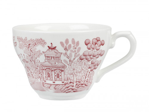 Sous tasse rond Georgian Cranberry Willow porcelaine vitrifiée Ø 14,1 cm Vintage Prints Cramberry Willow Churchill