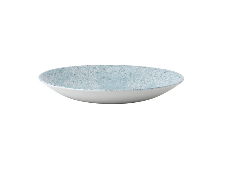 Assiette creuse rond Aquamarine porcelaine vitrifiée Ø 28,1 cm Vintage Prints Aquamarine Churchill