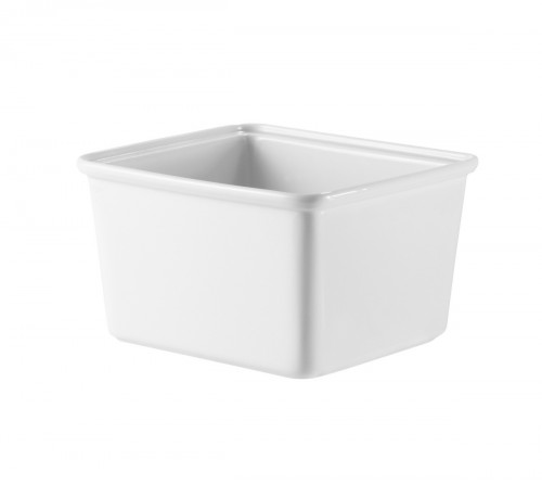Plat buffet porcelaine vitrifiée blanc 19,4x18x11,5 cm 2 L Counter Serve Churchill
