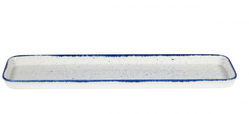 Plat GN2/4 porcelaine vitrifiée Hints Indigo 53x15x2,5 cm 1,4 L Stonecast Hints Churchill