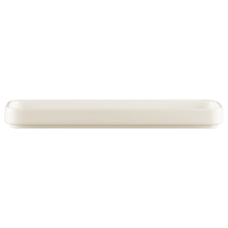 Assiette plate rectangulaire blanc porcelaine 24x8 cm Fractal Rak