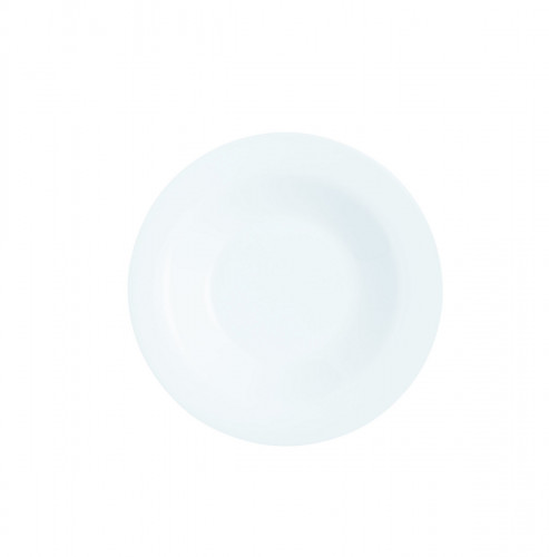 Assiette creuse rond blanc verre opal Ø 22 cm Intensity Arcoroc