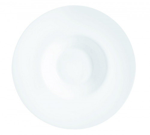 Assiette à risotto rond blanc verre opal Ø 29 cm Evolutions Arcoroc