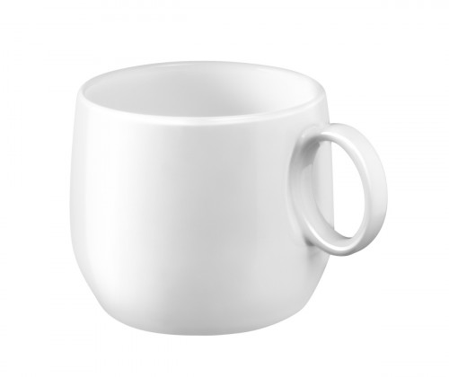 Tasse à café / thé rond blanc porcelaine 20 cl Ø 10,5 cm Yaka Medard De Noblat