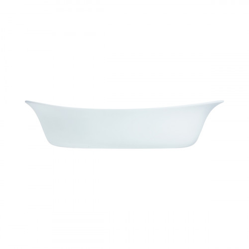 Plat ovale blanc verre opal 25 cm Smart Cuisine Luminarc