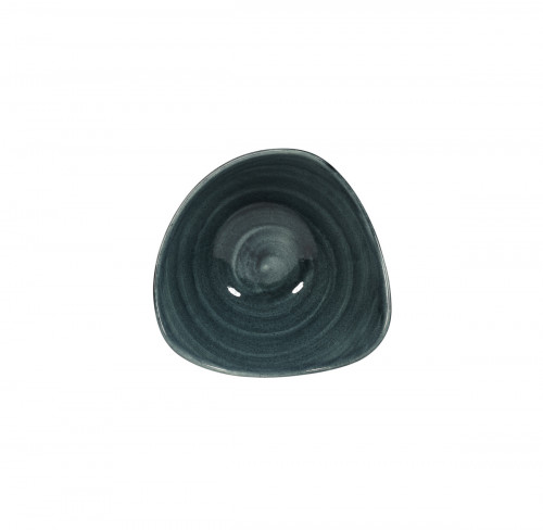 Bol triangulaire Rustic Teal porcelaine vitrifiée 15,3x15,3 cm Stonecast Patina Churchill
