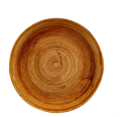Assiette coupe rond Vintage Copper porcelaine vitrifiée Ø 28,8 cm Stonecast Patina Churchill