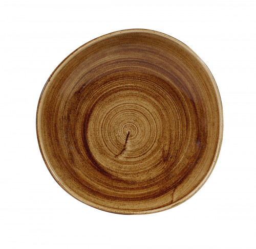 Assiette creuse rond Vintage Copper porcelaine vitrifiée Ø 25,3 cm Stonecast Patina Churchill