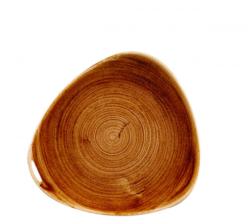 Bol triangulaire Vintage Copper porcelaine vitrifiée 18,5x18,5 cm Stonecast Patina Churchill