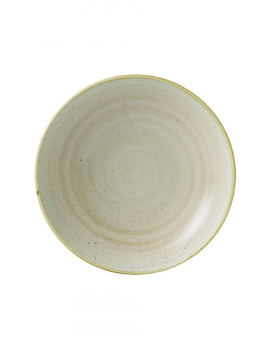 Assiette creuse rond Nutmeg Cream porcelaine vitrifiée Ø 18,2 cm Stonecast Nutmeg Churchill