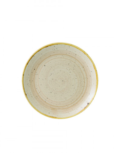 Assiette coupe rond Nutmeg Cream porcelaine vitrifiée Ø 21,7 cm Stonecast Nutmeg Churchill