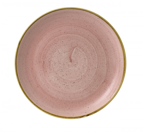 Assiette coupe rond Petal Pink porcelaine vitrifiée Ø 28,8 cm Stonecast Petal Churchill
