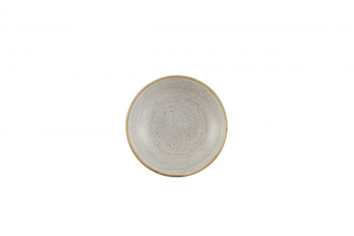 Assiette creuse rond raw grey porcelaine vitrifiée Ø 18,2 cm Stonecast Raw Churchill