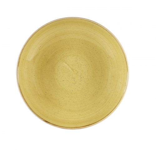 Assiette creuse rond Mustard porcelaine vitrifiée Ø 31 cm Stonecast Mustard Churchill