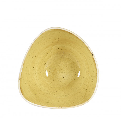Bol triangulaire Mustard porcelaine vitrifiée 15,3x15,3 cm Stonecast Mustard Churchill