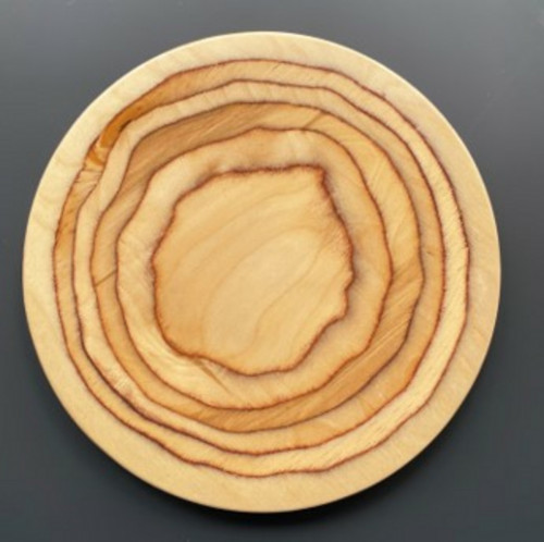 Planche rond brun bouleau Ø 32 cm De La Roca