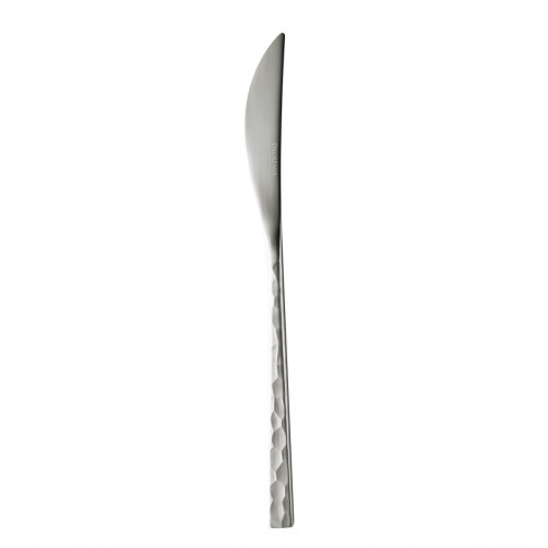 Couteau de table monobloc 21,5 cm Fuse Martele Degrenne