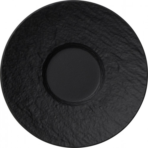 Assiette creuse rond noir porcelaine Ø 12,5 cm The Rock Villeroy & Boch