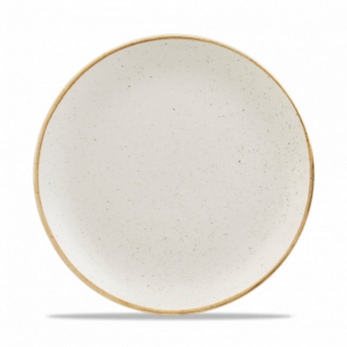 Assiette coupe plate rond barley white porcelaine vitrifiée Ø 26 cm Stonecast Barley Churchill