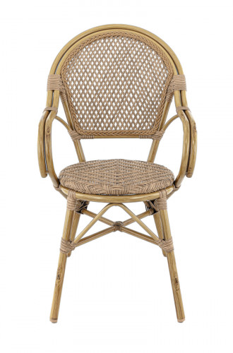 Fauteuil de terrasse noisette 93x56x63 cm Rochelle Flexmob