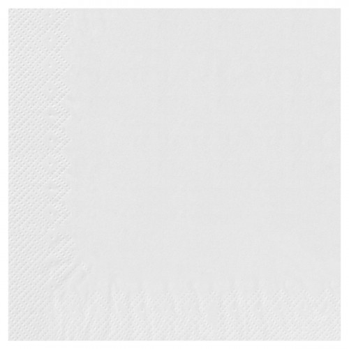 Serviette rond blanc ouate de cellulose 30x30 cm Essentials Collection (200 pièces)