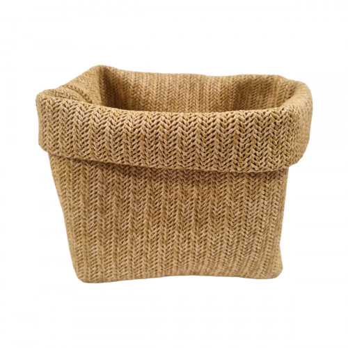 Panière de buffet polypropylène (pp) paille 20x20x15 cm Pampa Sonolys