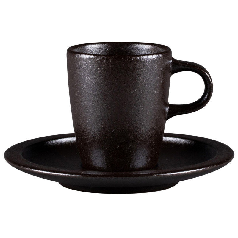 Tasse à espresso rond Forge porcelaine vitrifiée 9 cl Ø 5,8 cm Rakstone Ease Rak
