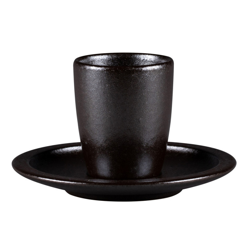 Tasse à espresso rond Forge porcelaine vitrifiée 9 cl Ø 5,8 cm Rakstone Ease Rak