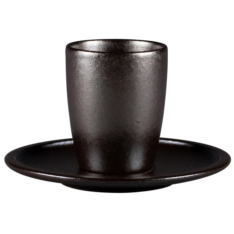 Tasse sans anse rond Forge porcelaine vitrifiée 20 cl Ø 7 cm Rakstone Ease Rak