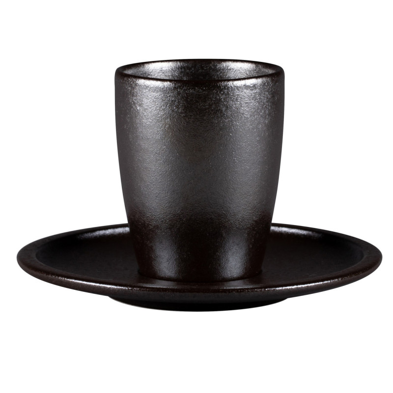 Tasse à thé rond Forge porcelaine vitrifiée 23 cl Ø 7,3 cm Rakstone Ease Rak