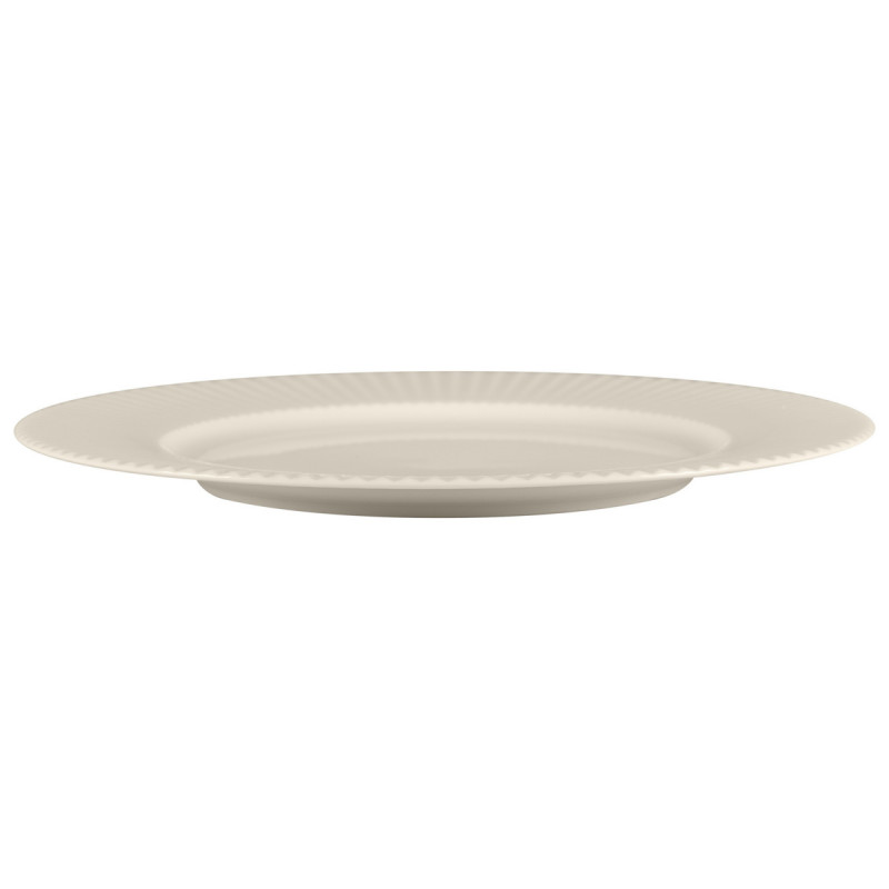Assiette plate rond blanc porcelaine bone china Ø 26,9 cm Spectra Rak